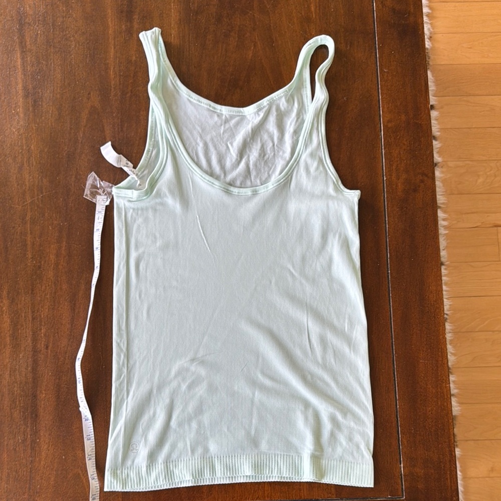 lululemon athletica Mint Green Tank Top